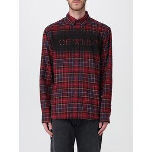 Off-White Shirt Men Burgundy